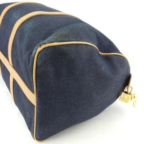 Dior handbag beige canvas ~ leather Authentic used - Picture 3 of 8